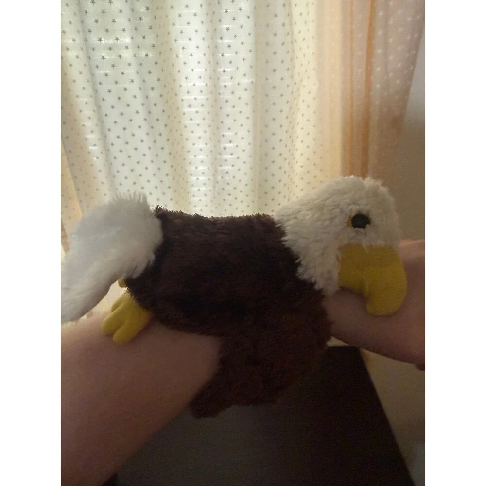 Wild Republic Huggers Wristband Plush Eagle Bird 7